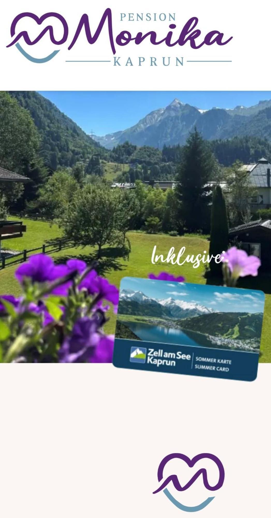 Pension Monika, Your B&B Including Summercard 카프룬 외부 사진
